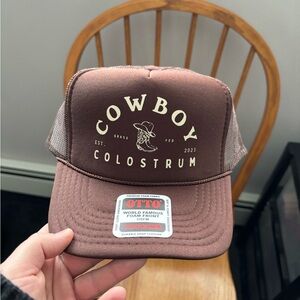 Brown Cowboy Colostrum Trucker Hat Otto hat